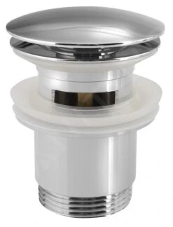 Sapho Tapas De Desagüe - Válvula Cerrable De Lavabo, ClickClack, Tapón Grande, Cromo CV1007 -Baño Suministros Tienda b96ca072f6b98c57f02daa33