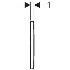 Geberit Omega30 - Pulsador Para WC OMEGA30, Blanco/chapado En Oro 115.080.KK.1 -Baño Suministros Tienda b99eee05288f2aacced096aa