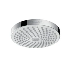 Hansgrohe Croma Select S - Rociador De Ducha 180 2jet EcoSmart 9 L/min, Blanco/cromo 26523400