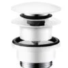 Hansgrohe Juegos De Desagüe - Conjunto De Desagüe Push-Open Para Grifería De Lavabo Y Bidé, Blanco Mate 50100700 2 Hansgrohe Juegos De Desagüe - Conjunto De Desagüe Push-Open Para Grifería De Lavabo Y Bidé, Blanco Mate 50100700 -Baño Suministros Tienda bb3897300ecec69b2199f88b