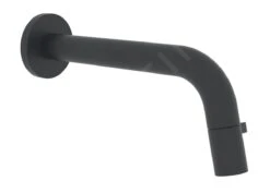 Hansa Nova - Grifo De Lavabo De Agua Fría, Negro Mate 5096810133