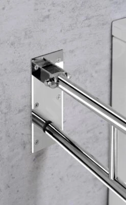 Sapho Equipamiento De Baño - Agarradero Plegable 600 Mm, Acero Inoxidable XH516 -Baño Suministros Tienda c2ffc05d0a7550f23198dbae