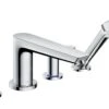 Hansgrohe Talis E - Grifo Para Borde De Bañera, Instalación De 4 Orificios, Cromo 71748000 -Baño Suministros Tienda c409b1fe19ceedc175328aee