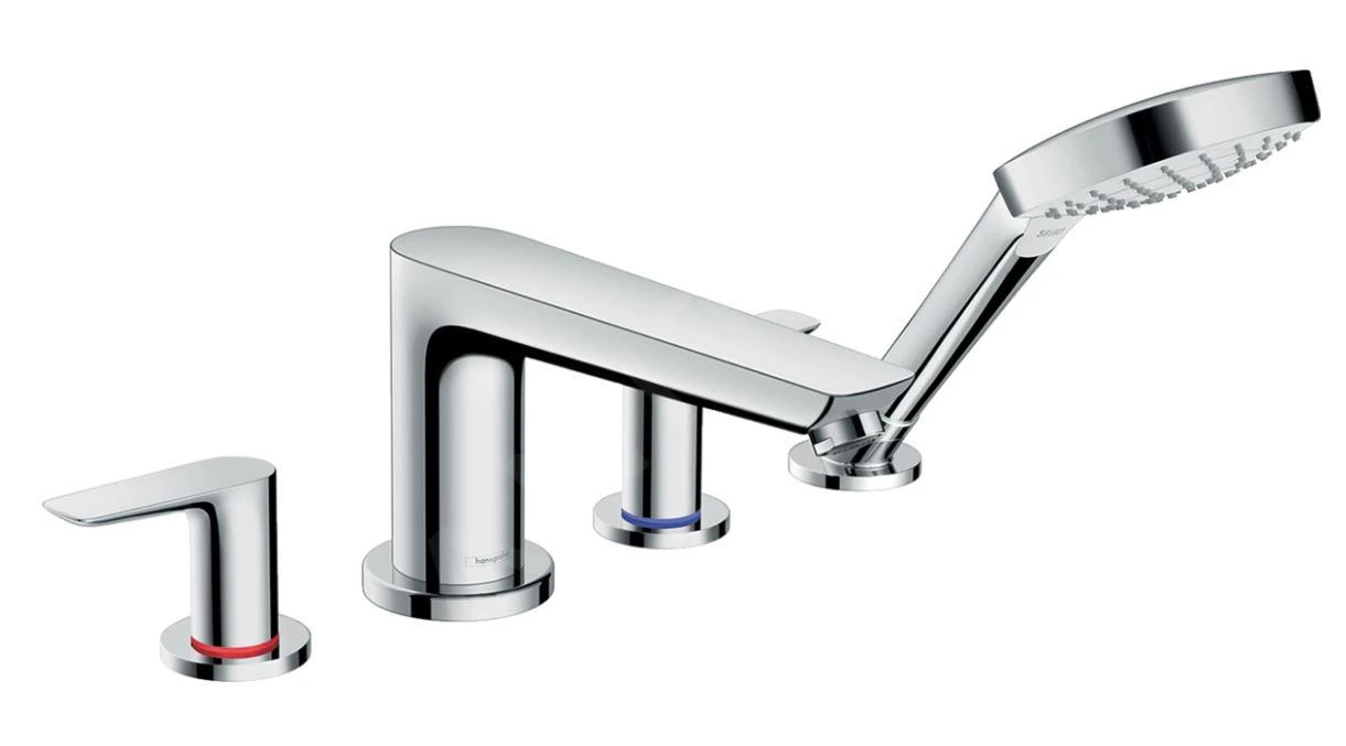 Hansgrohe Talis E - Grifo Para Borde De Bañera, Instalación De 4 Orificios, Cromo 71748000 3 Hansgrohe Talis E - Grifo Para Borde De Bañera, Instalación De 4 Orificios, Cromo 71748000