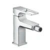 Hansgrohe Metropol - Grifo Monomando De Bidé Con Conjunto De Desagüe Push-Open, Cromo 74520000 -Baño Suministros Tienda c6f8269a6e07da977b32a420