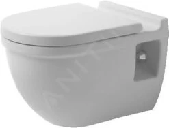 Duravit Starck 3 - Inodoro Suspendido Comfort, Con WonderGliss, Blanco 22150900001
