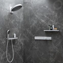 Hansgrohe Rainfinity - Alcachofa De Ducha 130, 3 Chorros, EcoSmat, Cromo 26865000 -Baño Suministros Tienda cbaaf7f1548bcb62e6e5fec3