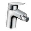 Hansgrohe Logis - Grifo De Bidé 70 Con Conjunto De Desagüe Y Tirador, Cromo 71203000 -Baño Suministros Tienda cc6281621a606b8719ce104c