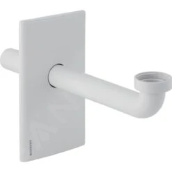Geberit Accesorios - Juego Para Montaje De Lavabo Con Tapón De Olores Empotrado, Blanco Alpino 115.416.11.1