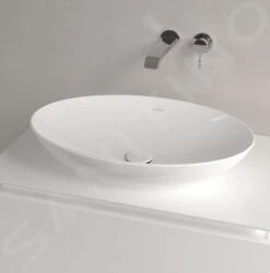 Villeroy & Boch Loop&Friends - Lavabo Sobre Encimera, 620x420 Mm, Con Rebosadero, CeramicPlus, Stone White 4A4800RW -Baño Suministros Tienda cdce0862abc9fd0a3e5e5d8f