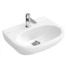 Villeroy & Boch O.novo - Lavamanos Compact 500x400 Mm, Sin Rebosadero, Orificio Para El Grifo, CeramicPlus, Blanco Alpino 536051R1 -Baño Suministros Tienda ce809257551529cf90e5db25