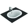 Ideal Standard Connect - Lavabo Encastrado, 480x350 Mm, Con Rebosadero, Blanco E504501 -Baño Suministros Tienda d404f4f73af3b9a477b13e42