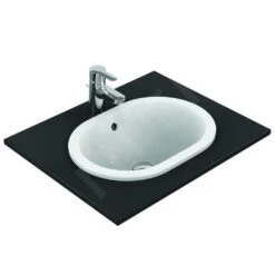 Ideal Standard Connect - Lavabo Encastrado, 480x350 Mm, Con Rebosadero, Blanco E504501
