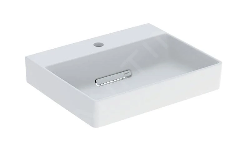 Geberit ONE - Lavabo Sobre Encimera 50x41x14 Cm, Rebosadero Oculto, Orificio Para Grifo, Desagüe Horizontal, Blanco Mate 505.026.00.1 3 Geberit ONE - Lavabo Sobre Encimera 50x41x14 Cm, Rebosadero Oculto, Orificio Para Grifo, Desagüe Horizontal, Blanco Mate 505.026.00.1