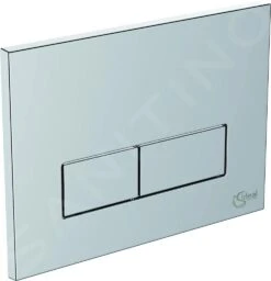 Ideal Standard Pulsadores De Descarga - Pulsador De Descarga Ideal System Mecánico, Cromo Satinado W3708AD