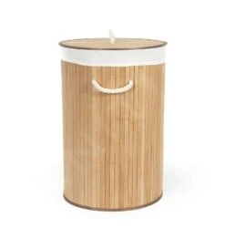 Compactor Free - Cesta De Ropa Sucia 400x600 Mm, Bambú RAN5213 -Baño Suministros Tienda d945653bfd31682c080135dd