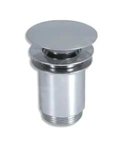 Novaservis Accesorios - Válvula De Desagüe Para Lavabo Con Rebosadero, Cromo 33,0