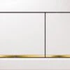 Geberit Omega30 - Pulsador Para WC OMEGA30, Blanco/chapado En Oro 115.080.KK.1