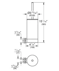 Grohe Selection - Escobilla De WC Con Soporte De Pared, Cristal/níquel Cepillado 41076EN0 -Baño Suministros Tienda dd74679f9f9525194dbd5336 1