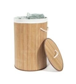 Compactor Free - Cesta De Ropa Sucia 400x600 Mm, Bambú RAN5213 -Baño Suministros Tienda df63dac08f531052847f9ba3