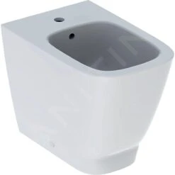 Geberit Smyle Square - Bidé De Pie Con Rebosadero, Blanco 500.841.00.1
