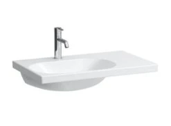Laufen Lua - Lavabo De Mueble 75x46 Cm, Sin Rebosadero, Orificio Para Grifo, LCC, Blanco H8170864001111