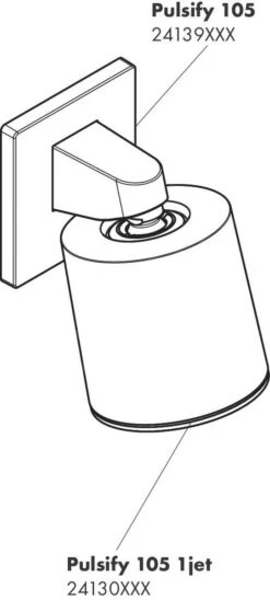 Hansgrohe Pulsify - Conexión De Ducha 105 Mm, Blanco Matee 24139700 -Baño Suministros Tienda e2db7c2fdefe4ddee2e10c52