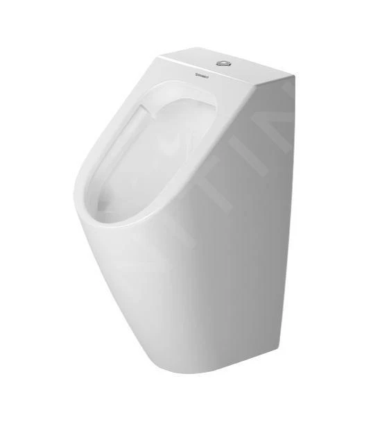 Duravit ME By Starck - Urinario, Entrada De Agua Superior, Rimless, Con WonderGliss, Blanco Alpino 28153000001 3 Duravit ME By Starck - Urinario, Entrada De Agua Superior, Rimless, Con WonderGliss, Blanco Alpino 28153000001