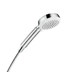 Hansgrohe Crometta 100 - Alcachofa De Ducha Vario EcoSmart 9 L/min, 4 Chorros, Blanco/cromo 26827400