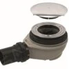 Geberit Accesorios - Conjunto De Desagüe De Ducha D90, Con Tapa De Válvula De Desagüe, Cromo 150.551.21.1 -Baño Suministros Tienda e6980ad344c098a59af627f5