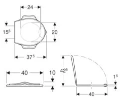 Geberit Bambini - Asiento De WC Para Niños Con Soportes Integrados, Con Softclose, Blanco 573365000 -Baño Suministros Tienda ea90cfb83eb7c6e894a30f95 2