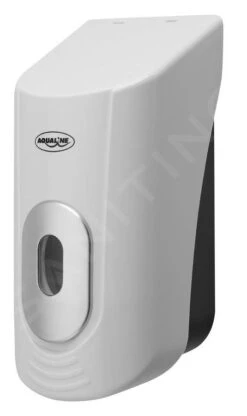 Aqualine Accesorios De Baño Para Hoteles - Dispensador De Jabón Líquido Colgante 400ml, Blanco 1319-74