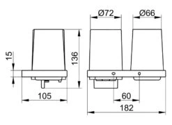 Keuco Edition 11 - Dispensador De Jabón Y Vaso Con Soporte, Cristal/cromo 11153019000 -Baño Suministros Tienda ed64cfbfbe926b2f5e81595b