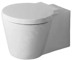 Duravit Starck 1 - Inodoro Suspendido, WonderGliss, Blanco 02100900641