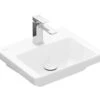 Villeroy & Boch Subway 3.0 - Lavamanos 450x370 Mm, Sin Rebosadero, Orificio Para Grifería, CeramicPlus, Stone White 437046RW -Baño Suministros Tienda f1758fb4a61252ffae284458
