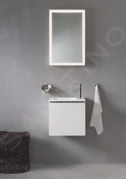 Duravit ME By Starck - Lavamanos De Mueble 430x300 Mm, Con 1 Orificio Para Grifería, Blanco Alpino 0723430041 -Baño Suministros Tienda f248c86112ce723abe017d5c
