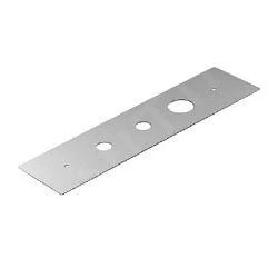 Kludi Accesorios - Placa De Instalación Para Grifo De Bañera De 3 Orificios, Cromo 1602405 3 Kludi Accesorios - Placa De Instalación Para Grifo De Bañera De 3 Orificios, Cromo 1602405