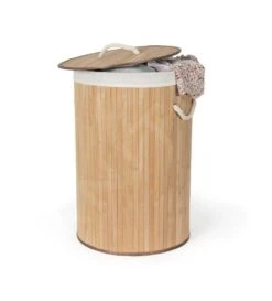Compactor Free - Cesta De Ropa Sucia 400x600 Mm, Bambú RAN5213 -Baño Suministros Tienda f43a19339314928a05c66859