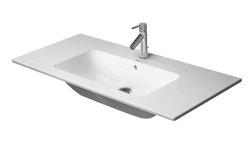 Duravit ME By Starck - Lavabo De Mueble 1030x490 Mm, Sin Orificio Para Grifería, Blanco Alpino 2336100060 3 Duravit ME By Starck - Lavabo De Mueble 1030x490 Mm, Sin Orificio Para Grifería, Blanco Alpino 2336100060