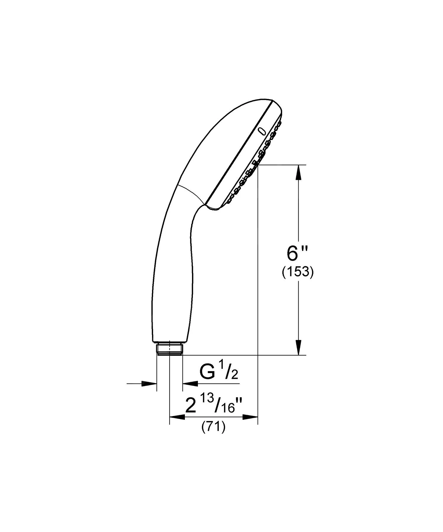 Grohe Tempesta New - Cabezal De Ducha, 3 Chorros, Cromo 28419002 4 Grohe Tempesta New - Cabezal De Ducha, 3 Chorros, Cromo 28419002 - Imagen 2