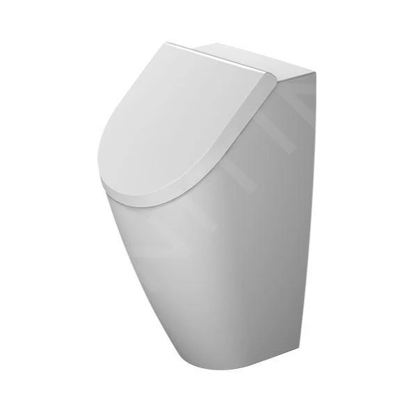 Duravit ME By Starck - Urinario Para Tapa, Suministro Posterior De Agua, Rimless, Con WonderGliss, Blanco 28123000001 3 Duravit ME By Starck - Urinario Para Tapa, Suministro Posterior De Agua, Rimless, Con WonderGliss, Blanco 28123000001