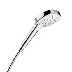Hansgrohe Croma Select E - Alcachofa De Ducha Vario, 3 Chorros, Blanco/cromo 26812400