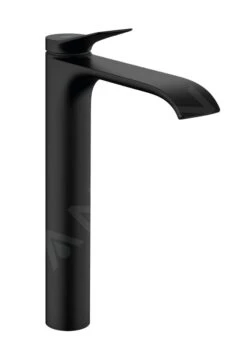 Hansgrohe Vivenis - Grifo De Lavabo 250, Con Desagüe, EcoSmart, Negro Mate 75040670