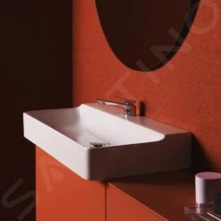 Ideal Standard Conca Ceram - Lavabo Sobre Encimera 800x450 Mm, Sin Rebosadero, Con Orificio Para Grifo, Blanco T382901 -Baño Suministros Tienda fb18abbccfff82ea7a8c9ad4