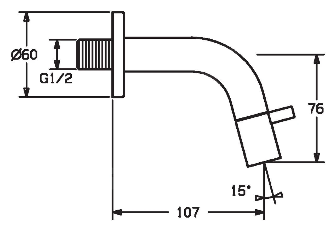 Hansa Nova - Grifo De Lavabo De Agua Fría, Negro Mate 5086810133 4 Hansa Nova - Grifo De Lavabo De Agua Fría, Negro Mate 5086810133 - Imagen 2