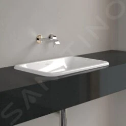 Villeroy & Boch Loop&Friends - Lavabo Encastrado, 605x410 Mm, Con Rebosadero, Blanco Alpino 4A650001 -Baño Suministros Tienda fea505baa7ef3f07bccfe0aa