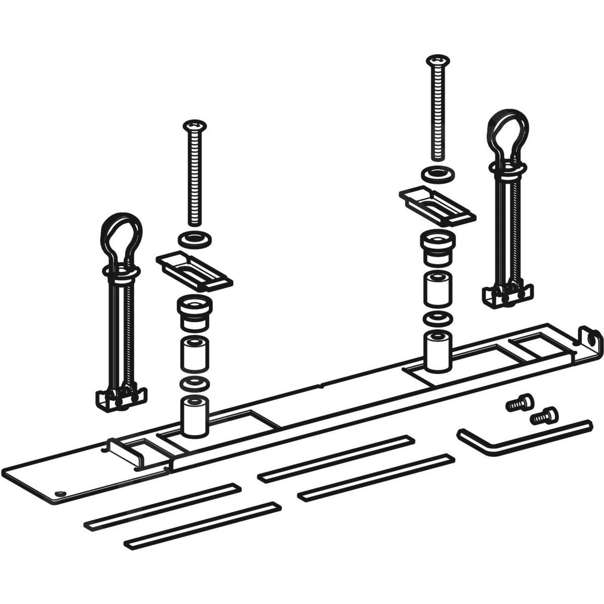 Geberit Accesorios - Juego De Placas De Adaptador Para AquaClean 5000plus /5000 240.495.00.1 4 Geberit Accesorios - Juego De Placas De Adaptador Para AquaClean 5000plus /5000 240.495.00.1 - Imagen 2